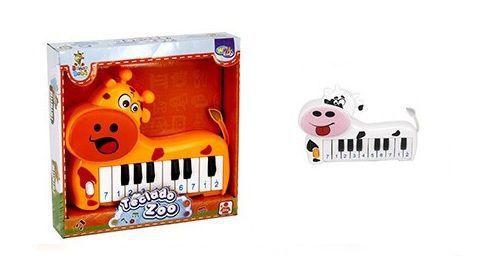 Teclado Piano Musical Infantil Zoo Bichinhos - Wellmix