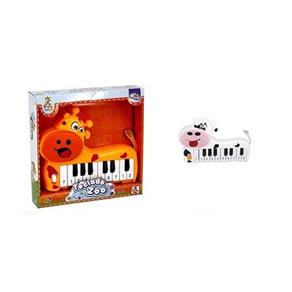 Teclado Piano Musical Infantil Zoo Bichinhos