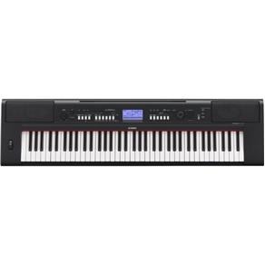 Piano Digital Yamaha NPV60 Piaggero MIDI Preto com 76 Teclas Sensitivas 160 Ritmos e 489 Timbres
