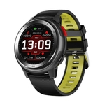 Tela DT68 relógio inteligente Pulseira Rodada Fitness Rastreador PPG + ECG Heart Rate Monitoramento Smartwatch