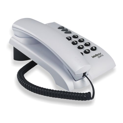 Telefone C/ Fio Pleno C/ Chave - Cinza - Intelbras
