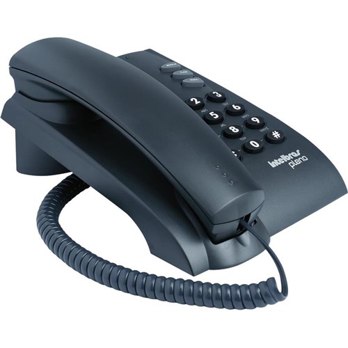 Telefone com Chave com Fio - Pleno 4080058 - Intelbras (Cinza Ártico)