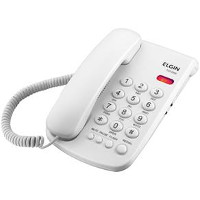 Telefone com Fio Elgin Tcf - 2000 com Chave de Segurança - Branco