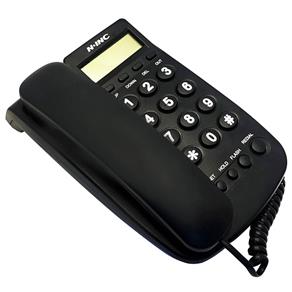 Telefone com Fio Identificador de Chamadas KX-T078CID Preto