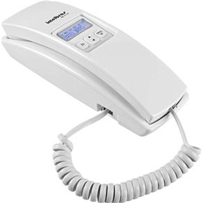 Telefone com Fio Intelbras TC2110 com Identificação de Chamadas e Display Luminoso - Branco