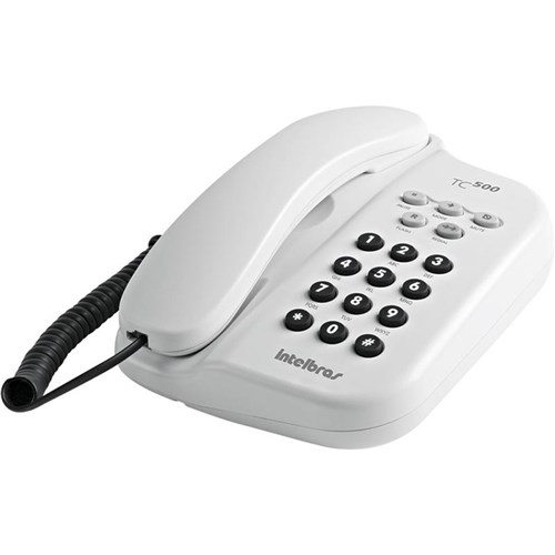 Telefone com Fio Intelbras Tc500 Branco