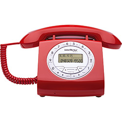 Tamanhos, Medidas e Dimensões do produto Telefone com Fio Intelbras TC8312 Vermelho