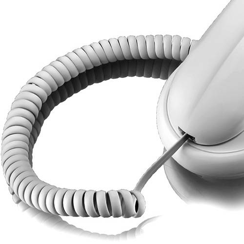 Telefone com Fio Modelo Gôndola TCF 1000 Branco - Elgin