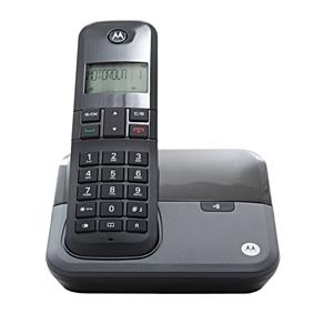 Telefone Digital Sem Fio Motorola MOTO3000 com Identificador de Chamadas - Preto