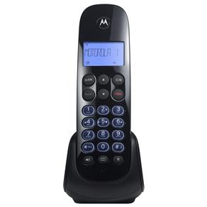 Telefone Digital Sem Fio Motorola MOTO750SE com Identificador de Chamadas, Viva-voz, Visor e Teclado Iluminado - Preto