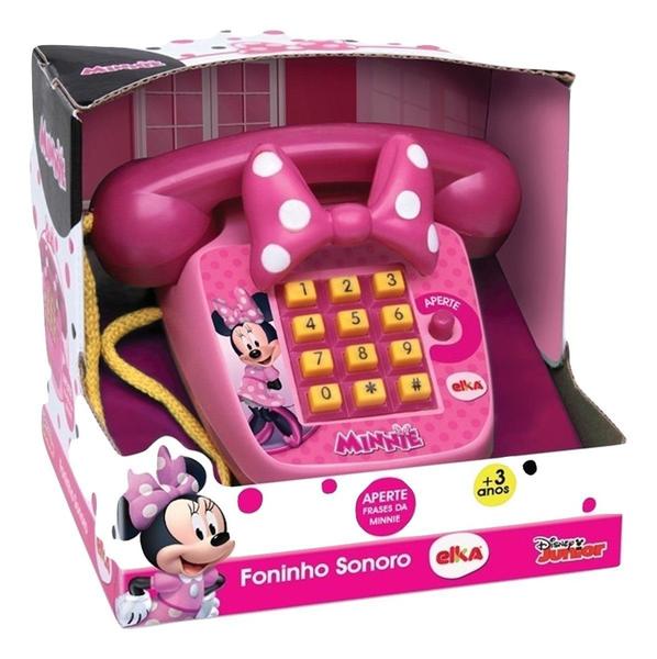 Telefone Foninho Sonoro Minnie ELKA 1061