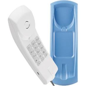 Telefone Gôndola Color Tc 20 Cinza Ártico/Azul - Funções Mudo, Flash e Rediscar - Teclado Iluminado