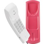 Telefone Gôndola Color Tc 20 Cinza Ártico/rosa - Funções Mudo, Flash e Rediscar - Teclado Iluminado