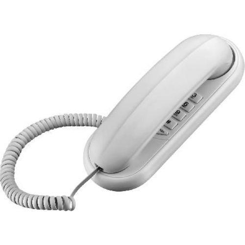 Telefone Gôndola Tcf 1000 Branco Compatível com Centrais Públicas e Pabx - Função Flash e Redial