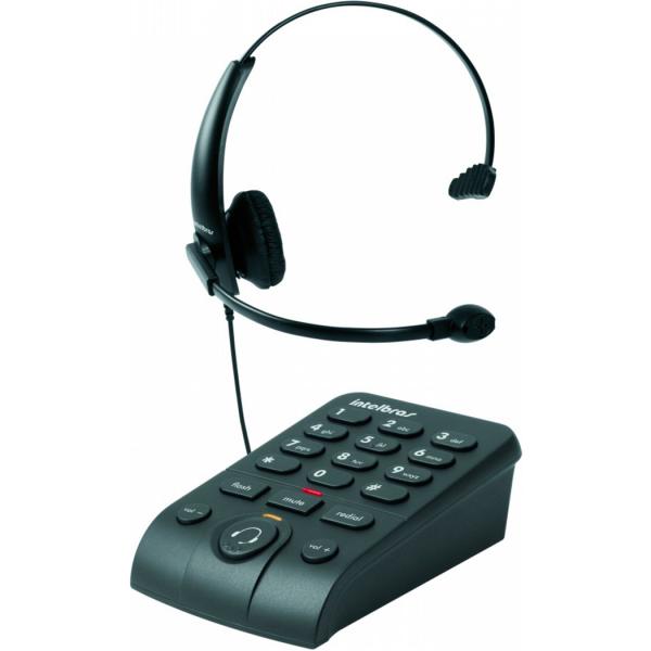Telefone HSB50 Headset para Telemarketing com Fio - Intelbras