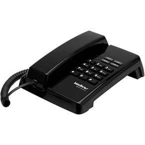 Telefone Premium Preto com Fio Sem Identificador TC50 Intelbras