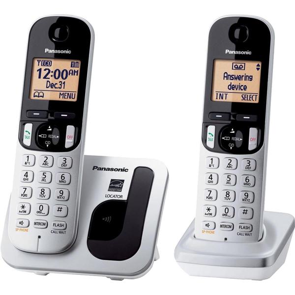 Telefone Sem Fio com Id Base e Ramal Cinza Kx-Tgc212lb1 Panasonic