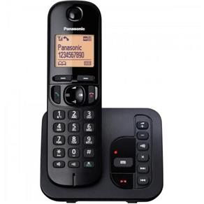 Telefone Sem Fio com Id/Secretária/Viva Voz Kx-Tgc220Lbb Preto Panasonic