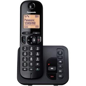 Telefone Sem Fio com Id/Secretaria/Viva Voz Kx-Tgc220Lbb Preto Panasonic