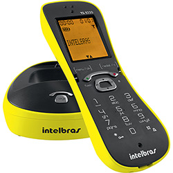 Tamanhos, Medidas e Dimensões do produto Telefone Sem Fio Intelbras TS 8220 Amarelo