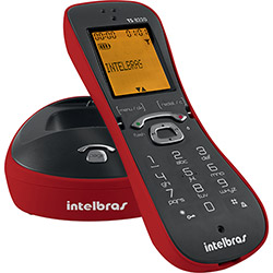 Tamanhos, Medidas e Dimensões do produto Telefone Sem Fio Intelbras TS 8220 Vermelho