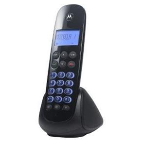 Telefone Sem Fio Motorola MOTO750 com Identificador de Chamadas Digital Viva VOZ Preto