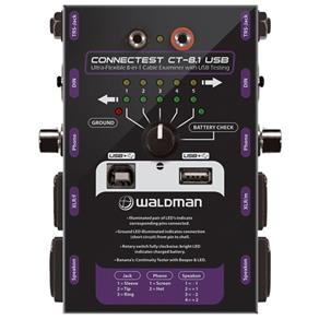 Testador de Cabos de Áudio Connectest CT-8.1 USB Waldman