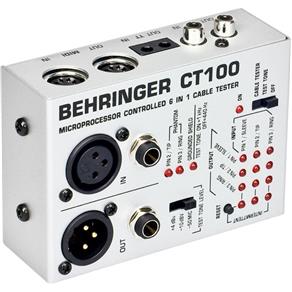 Testador Profissional de Cabos 6 em 1 - Behringer CT100