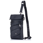 Theftproof 102# Bag Couro Pack Backbag Homens Funcional Bolsa de Viagem