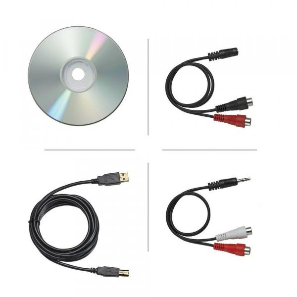 Toca-Discos Audio-Technica LP60 USB com Sistema de Conversão de LP para Áudio Digital - AT-LP60-USB - Audio Technica