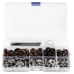 Tool set of 15mm metal snap fasteners Durable 15mm metal material Snap button closure with setting tool for clothes bags