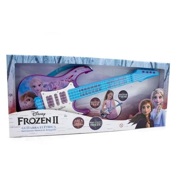 Toyng Guitarra Infantil Plast Frozen 2 com Luz/ 6pc Vfgs 027191