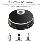 New Transmissor de áudio sem fio de fibra óptica de transmissão Bluetooth 4.0 Música transmissor de fibra óptica coaxial 3,5 milímetros AUX-in Input Home theater accessories