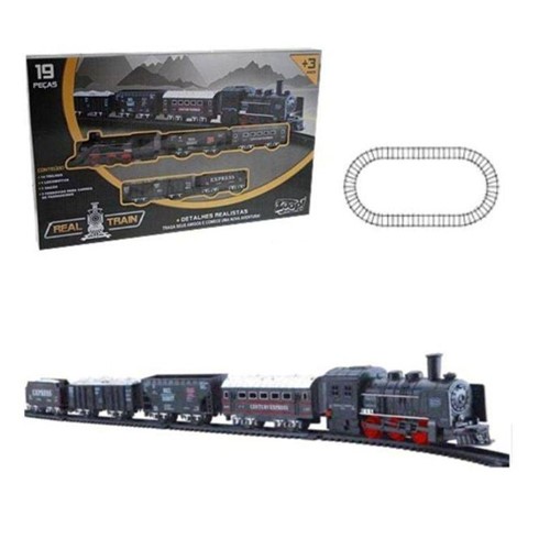 Trem Super Trilho Real Train - Zoop Toys - ZOOP TOYS