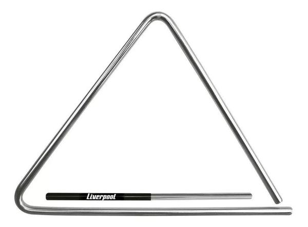 Triângulo Aço Cromado 30cm Liverpool TR30