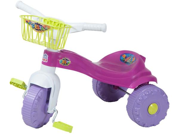 Triciclo Infantil - Tico-Tico - Festa Rosa - Magic Toys