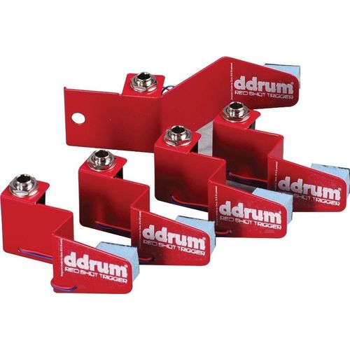 Triggers Red Shot DDrum Kit RS P/ Bateria 5 Trigger (5pçs)