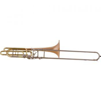 Trombone de Vara Baixo Bb/F/Eb/D HSL-830L Laqueado Harmonics