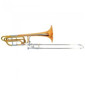 Trombone de Vara Baixo Bb/F/Eb/D Hsl-830L Laqueado Harmonics