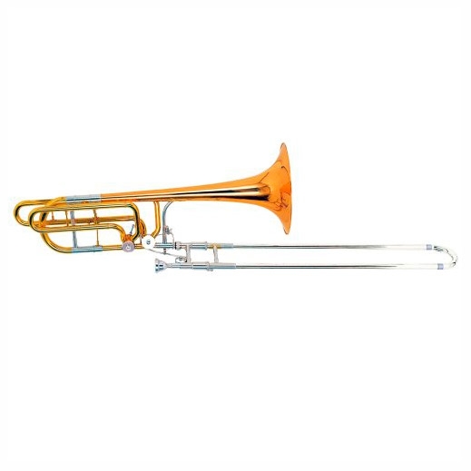 Trombone de Vara Baixo Laqueado Bb F Eb D Hsl830l Harmonics