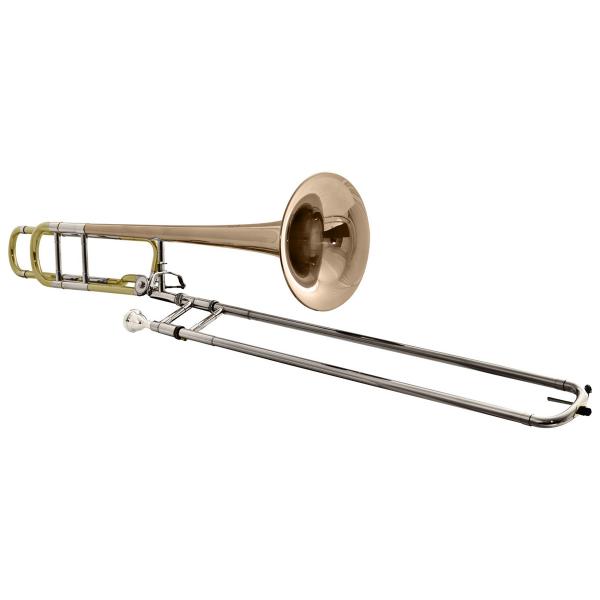 Trombone de Vara Tenor Bb/F Laqueado Hsl-802L Harmonics