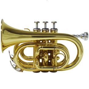 Trompete Pocket Sib com Estojo Tjs6500l - Shelter