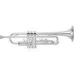 Trompete Yamaha Ytr 2330s Em Bb Prateado Com Case