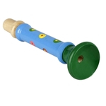 Trumpet madeira colorido Speaker madeira Orff crianças Speaker brinquedo educativo
