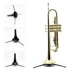 Trumpet tripé stand titular metal Leg destacável portátil