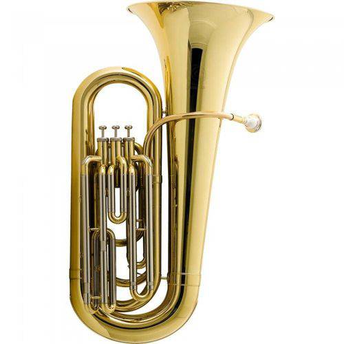 Tuba Bb 3/4 3 Pistos Hbb-L332l Laqueada Harmonics