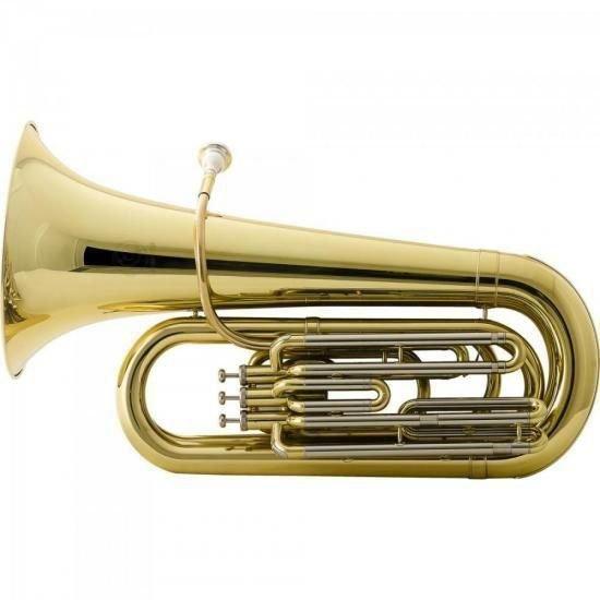 Tuba BB 3/4 3 Pistos HBBL332L Laqueada Harmonics