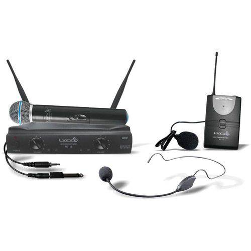 Uh02mhli - Microfone S/ Fio Mão, Headset, Lapela e Instrumento Uh 02 Mhli - Lyco