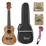 UK2380 23inch Concert Ukulele Mahogany Panel Elegant Ukelele Guitar All Solid Tail Nail with Bag String Capo Strap