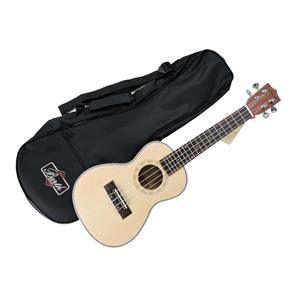 Ukulele Concert Barth Guitars Eletro Acustico Natural - EQ + Capa Bag